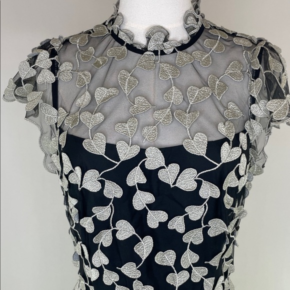 Shoshanna Liberty Dress with heart-shaped lace overlay, 8 - Picture 13 of 15